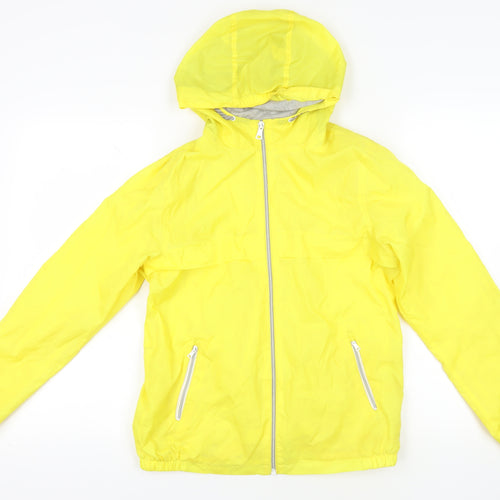 Yellow Marks and Spencer Hooded Windbreaker Jacket 13-14