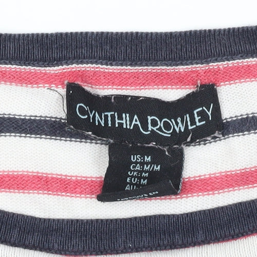 Cynthia Rowley Multicoloured Striped Pullover Jumper M