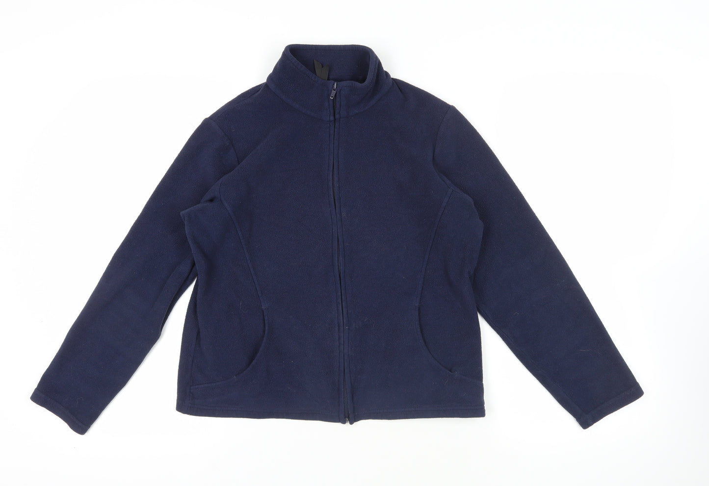Marks and Spencer Blue Fleece Jacket Size 14