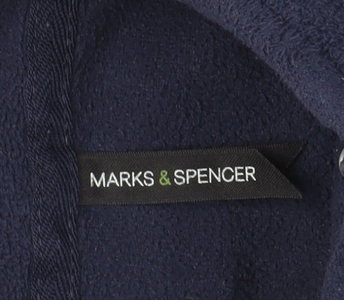 Marks and Spencer Blue Fleece Jacket Size 14