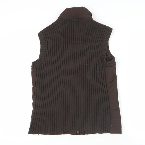Marks and Spencer Brown Waistcoat - L Sleeveless Warm