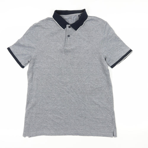 Marks and Spencer Grey Polo Shirt, Size L