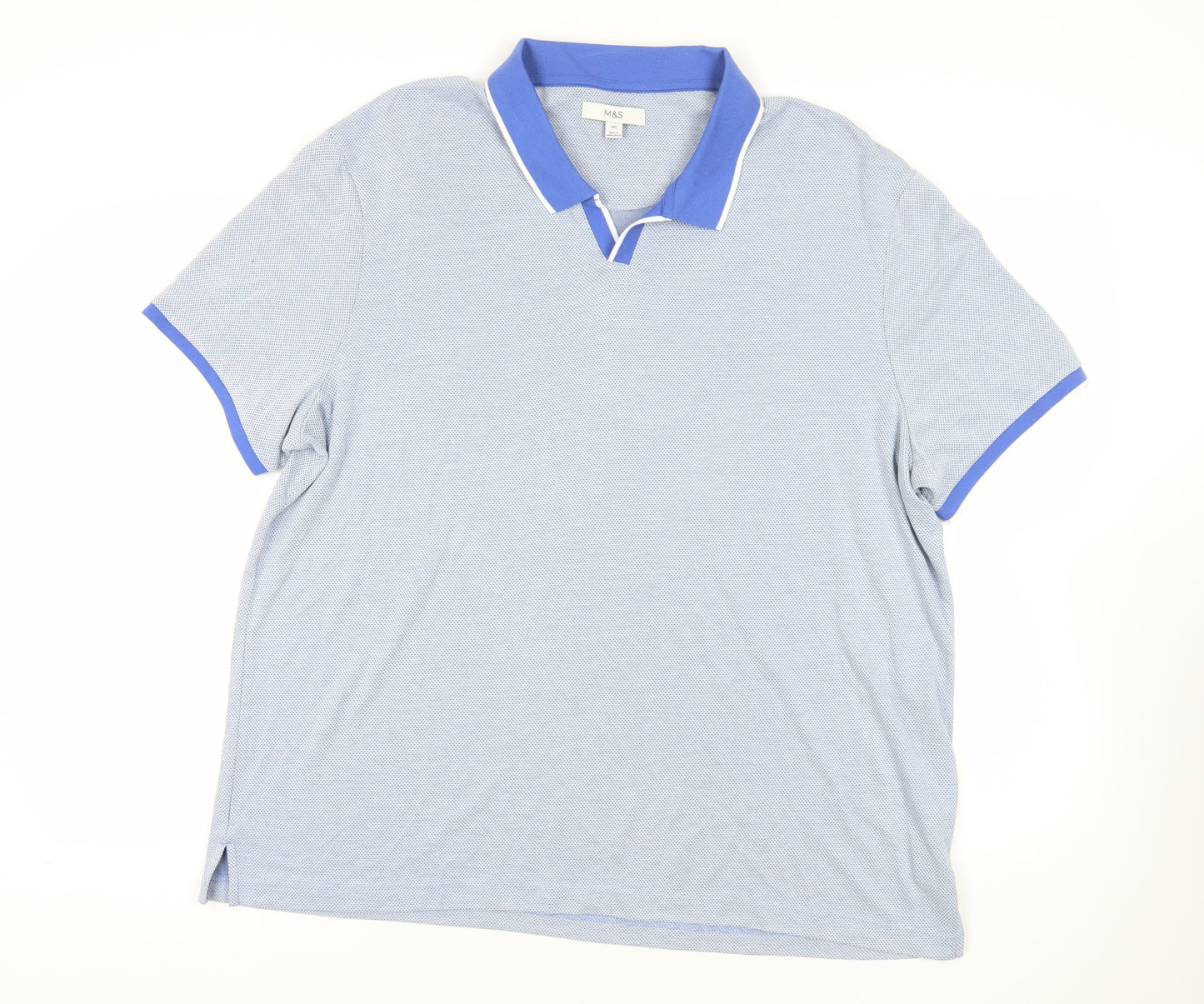 Marks and Spencer Blue 3XL Polo Shirt - Classic Style