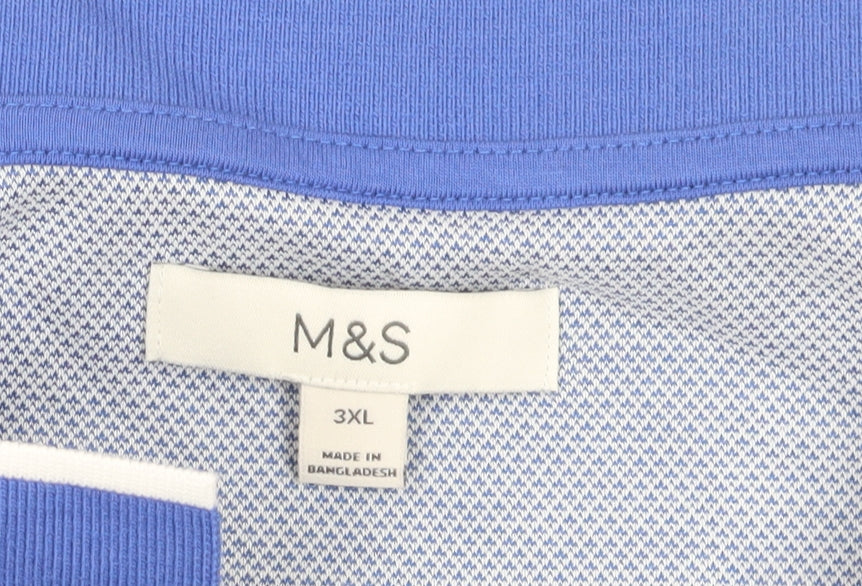 Marks and Spencer Blue 3XL Polo Shirt - Classic Style