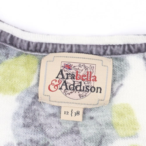 Arabella & Addison Floral Cardigan, Size 12, V-Neck