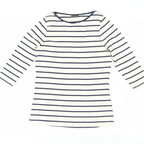 Zara L Multicoloured Striped T-Shirt Cotton