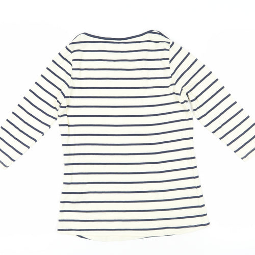 Zara L Multicoloured Striped T-Shirt Cotton