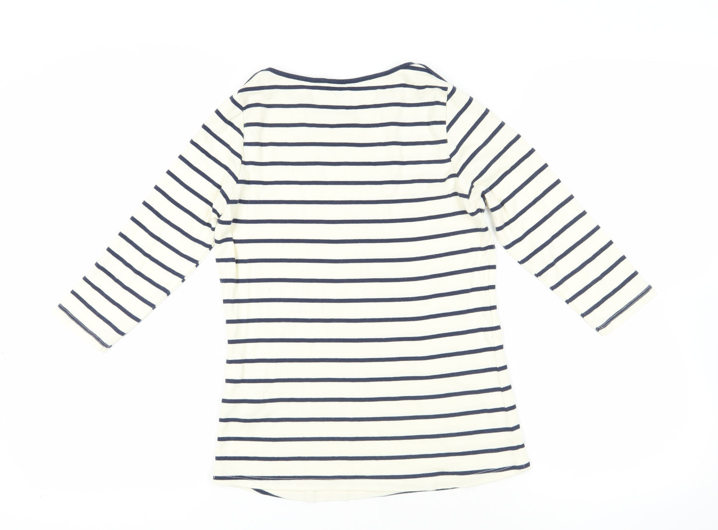 Zara L Multicoloured Striped T-Shirt Cotton