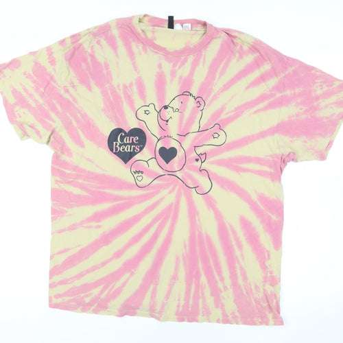 H&M Pink Care Bears Tie-Dye T-Shirt Size S