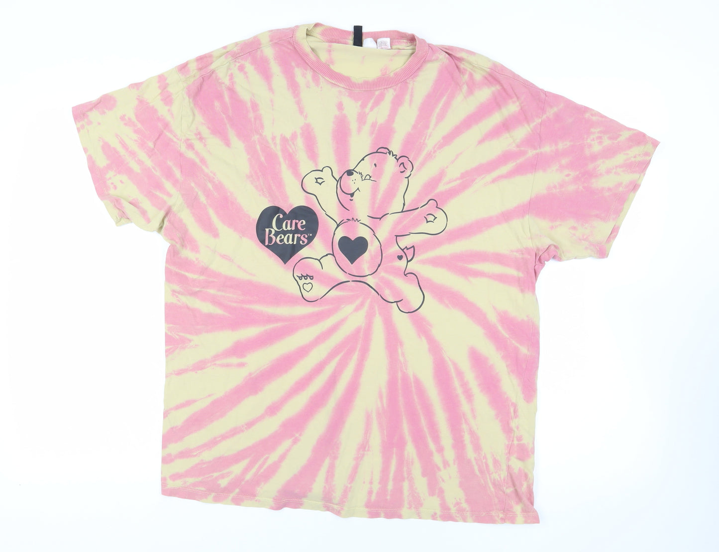 H&M Pink Care Bears Tie-Dye T-Shirt Size S