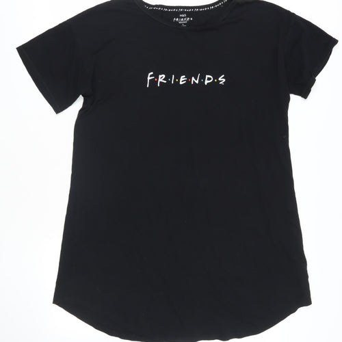 Marks and Spencer Black Friends T-Shirt Size 16
