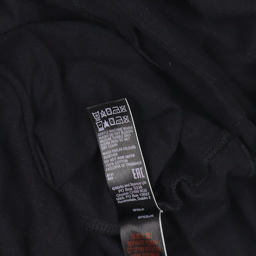 Marks and Spencer Black Friends T-Shirt Size 16