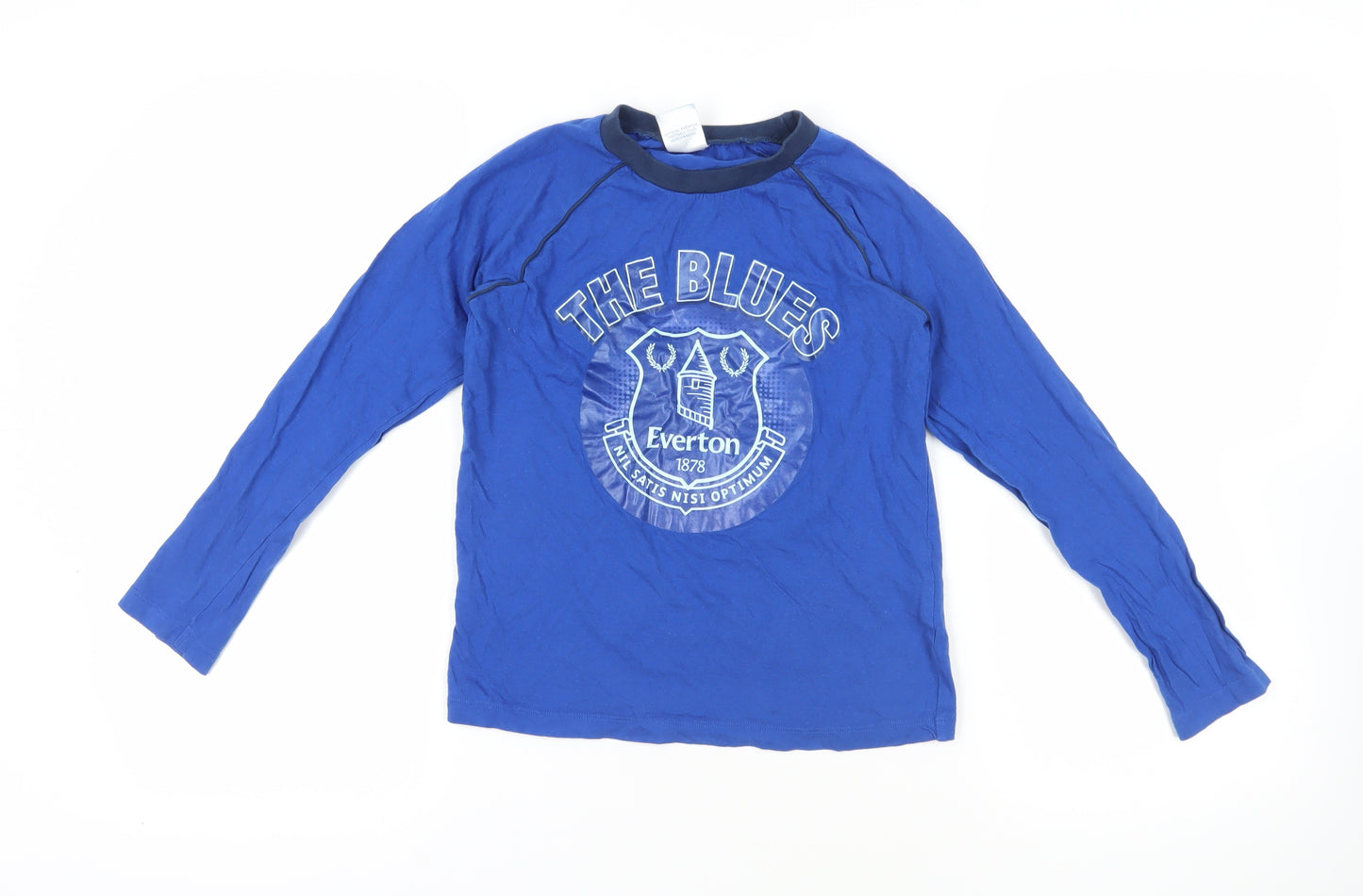 Everton Boys Blue Long Sleeve T-Shirt 9-10 Years