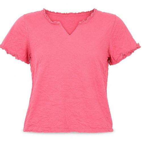 Damart Pink Organic Cotton T-Shirt, Short Sleeve