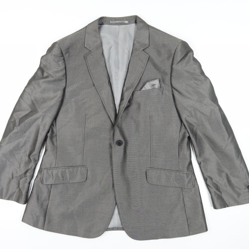 Fellini Grey Men's Blazer Size 42 Regular Fit