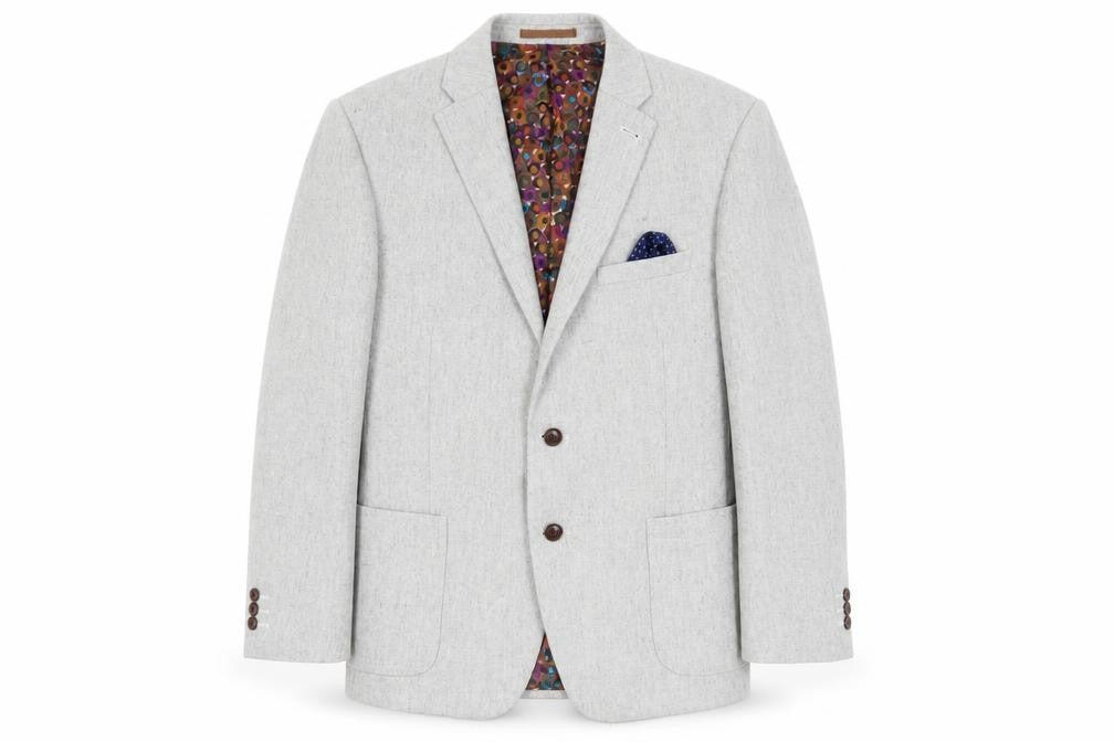ONESIX5IVE5IVE Grey Slim Fit Blazer, Medium