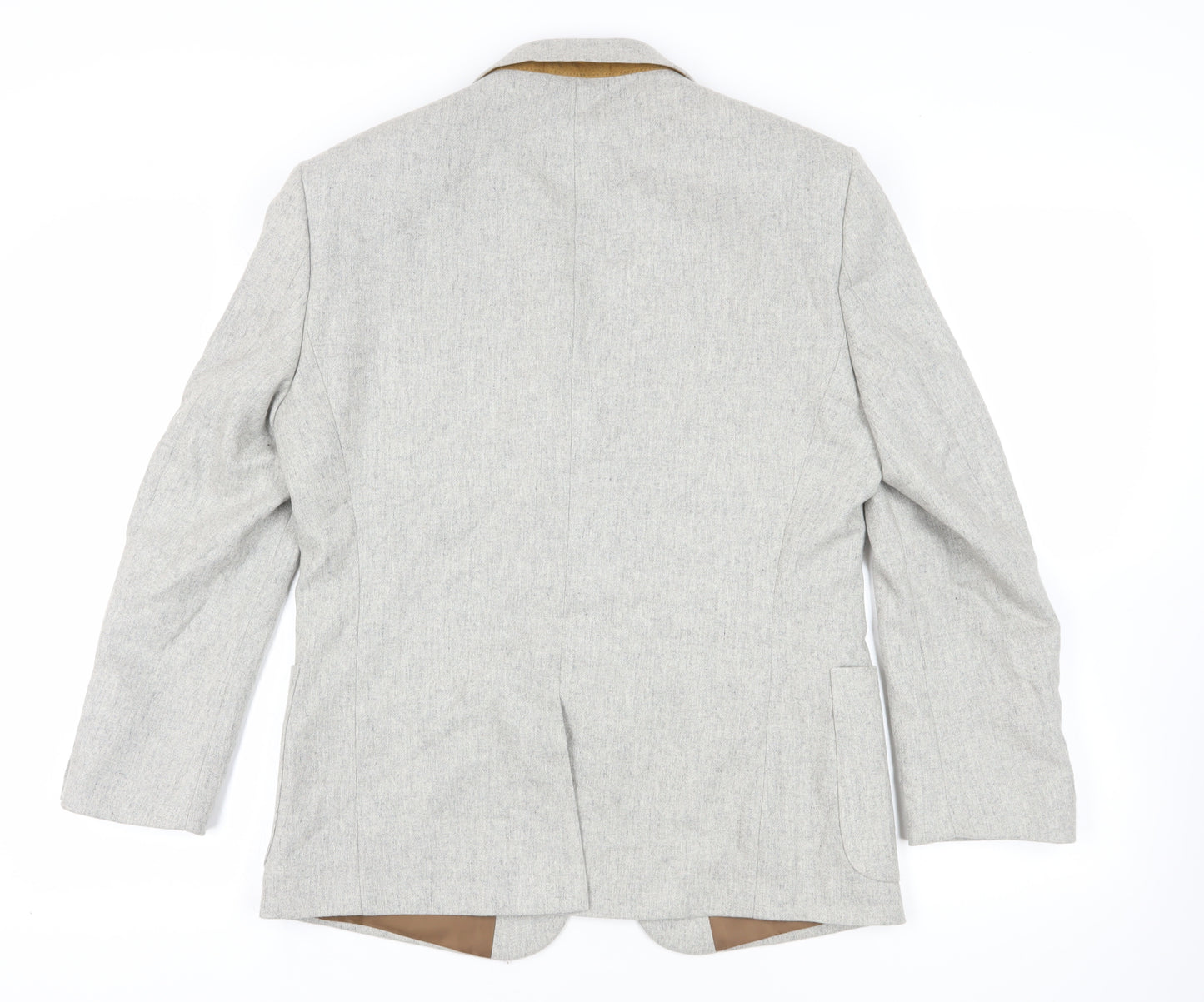ONESIX5IVE Grey Slim Fit Blazer, Medium