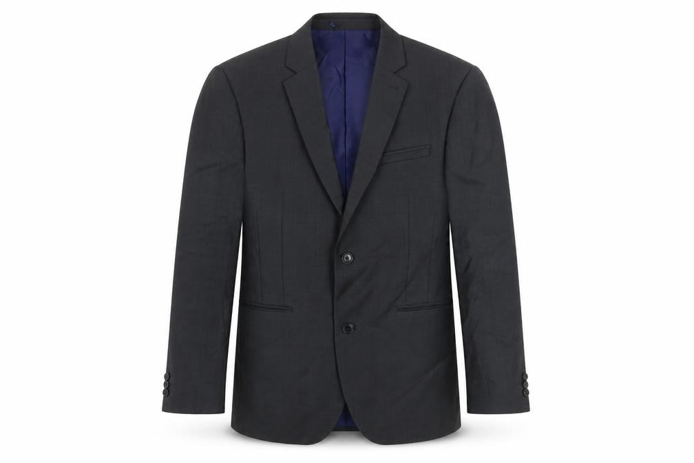 Next Black Wool Blend Two-Button Blazer - 40R