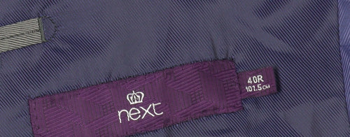 Next Black Wool Blend Two-Button Blazer - 40R