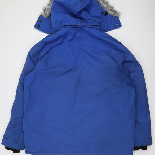Atlas For Men Mens Blue Jacket Size XL Zip