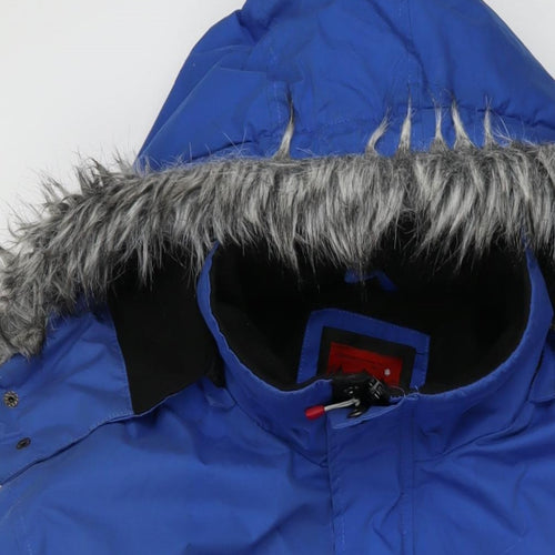 Atlas For Men Mens Blue Jacket Size XL Zip