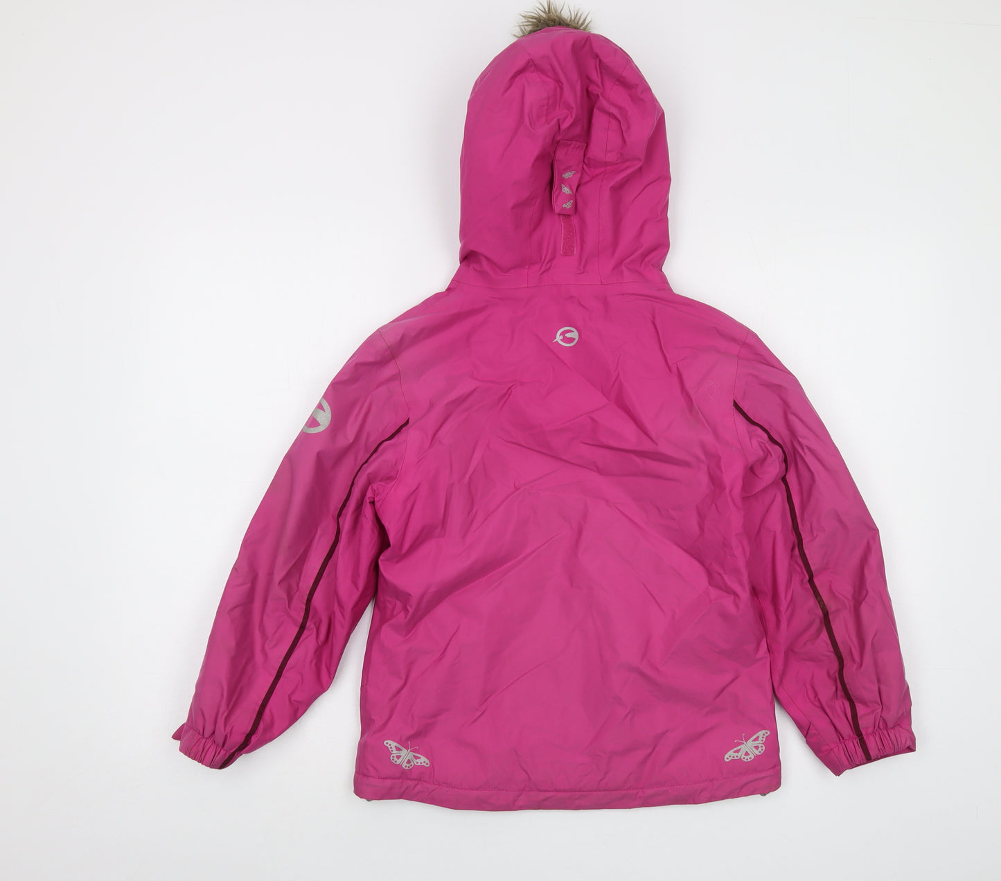 Sprayway Girls Pink Jacket Size 8-9 Years Zip