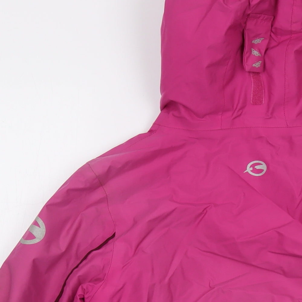 Sprayway Girls Pink Jacket Size 8-9 Years Zip