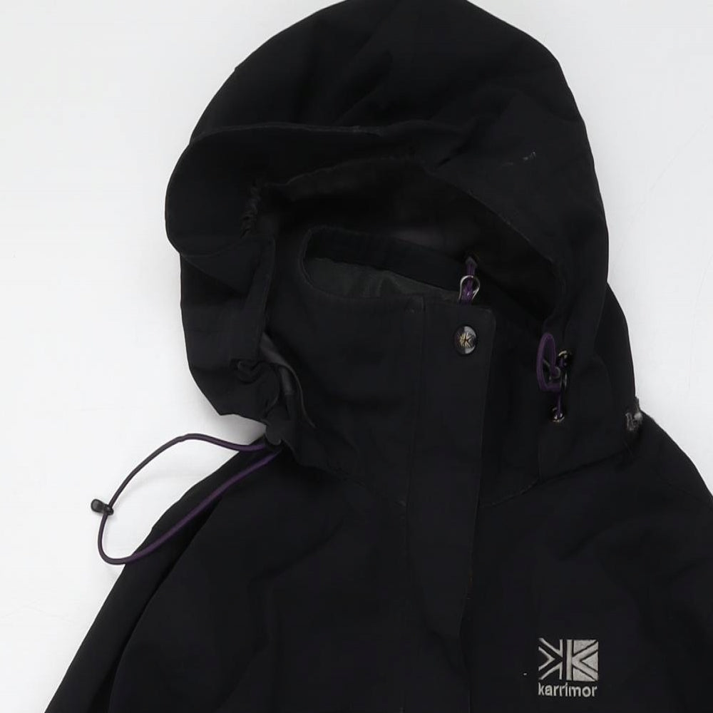 Karrimor Womens Black Jacket Size 8 Zip