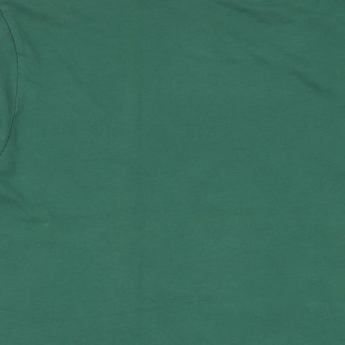 Life is Good Mens Green Cotton T-Shirt Size XL Crew Neck