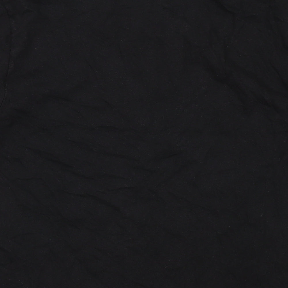 Calvin Klein Mens Black Cotton T-Shirt Size M Crew Neck
