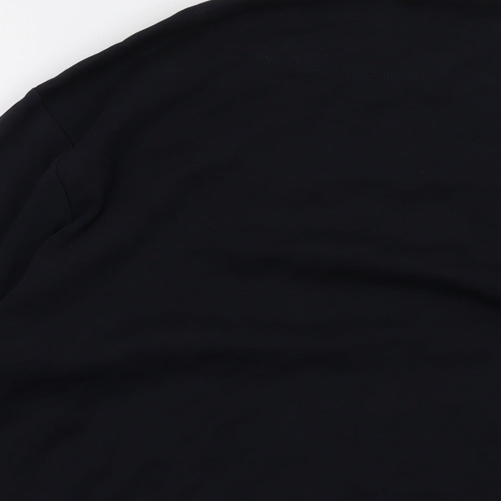 French Connection Mens Blue Cotton T-Shirt Size M Round Neck