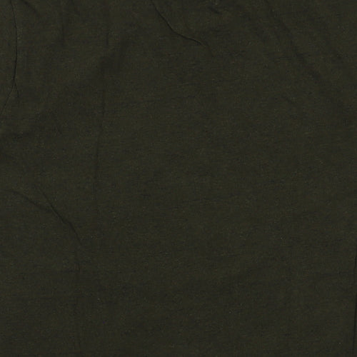 Superdry Mens Green Cotton T-Shirt Size 2XL Crew Neck