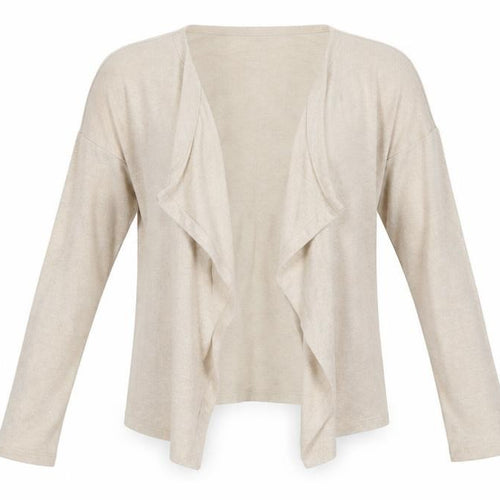 Gap Girls Beige V-Neck Vinyl Cardigan Jumper Size 12 Years