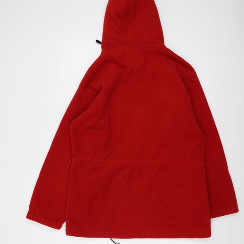 Lands' End Womens Red Jacket Size 10 Zip