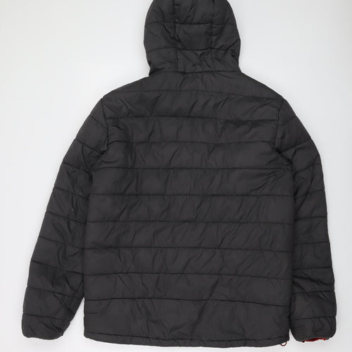 Peter Strom Mens Grey Puffer Jacket Jacket Size M Zip