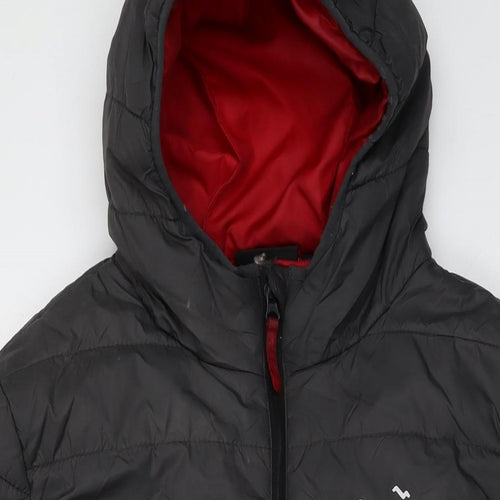 Peter Strom Mens Grey Puffer Jacket Jacket Size M Zip