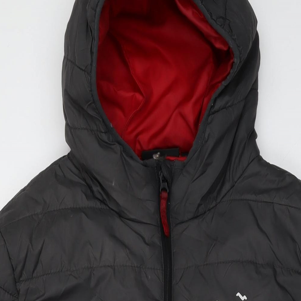 Peter Strom Mens Grey Puffer Jacket Jacket Size M Zip