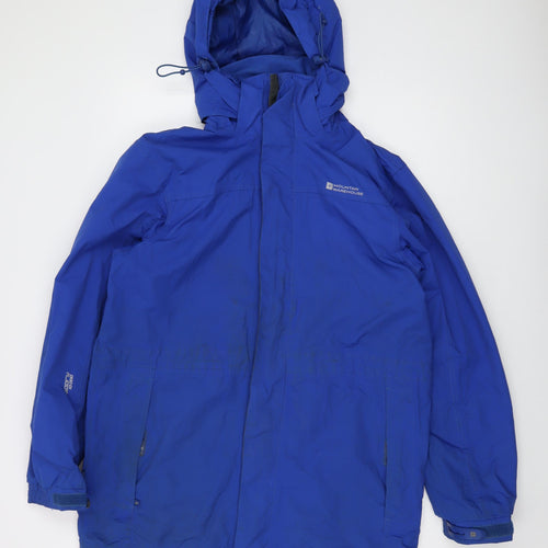 Mountain Warehouse Mens Blue Jacket Size S Zip