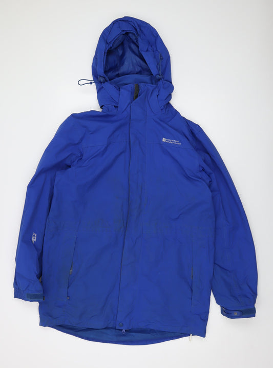 Mountain Warehouse Mens Blue Jacket Size S Zip