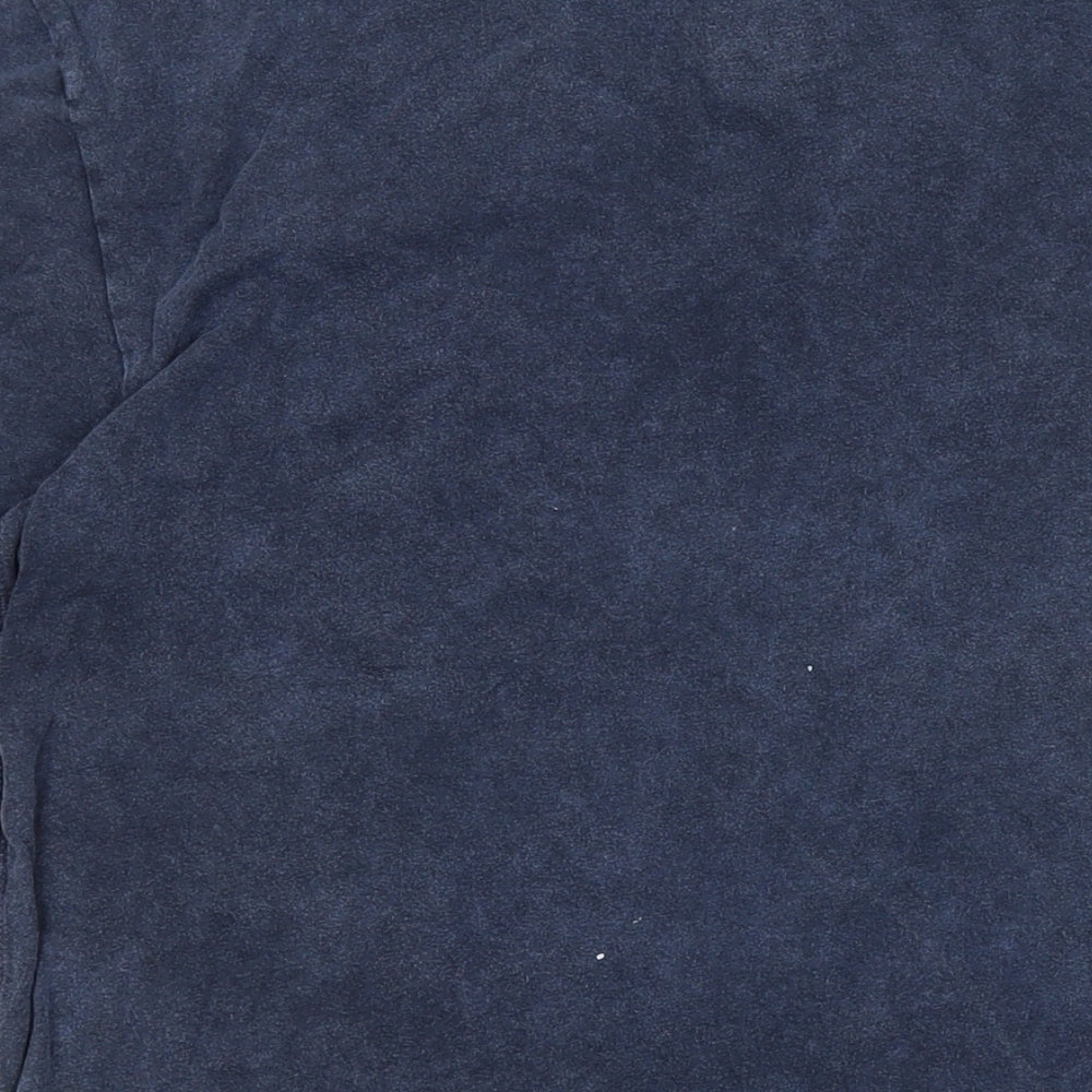 Superdry Mens Blue Cotton T-Shirt Size M Crew Neck
