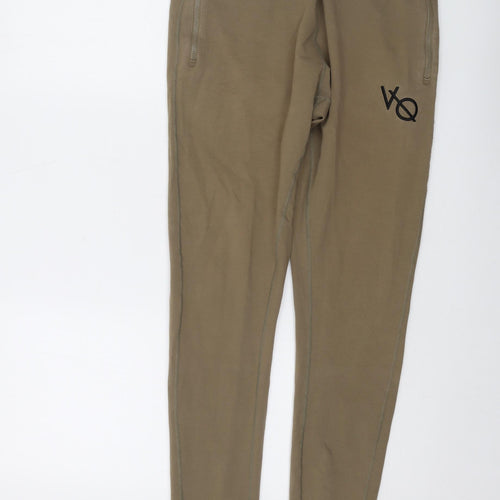 Vanquish Mens Brown Cotton Sweatpants Trousers Size L L29 in Regular Drawstring