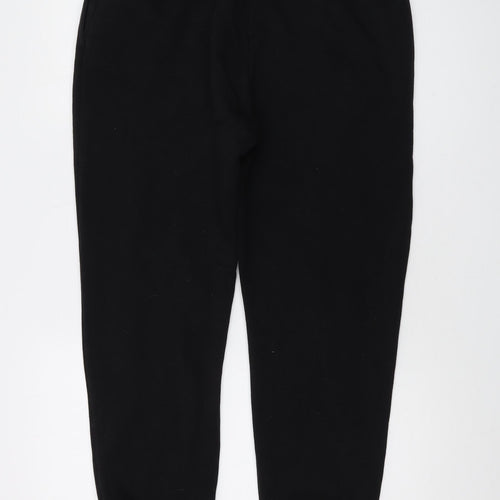 CLOSURE Mens Black Cotton Sweatpants Trousers Size L L28 in Regular Drawstring