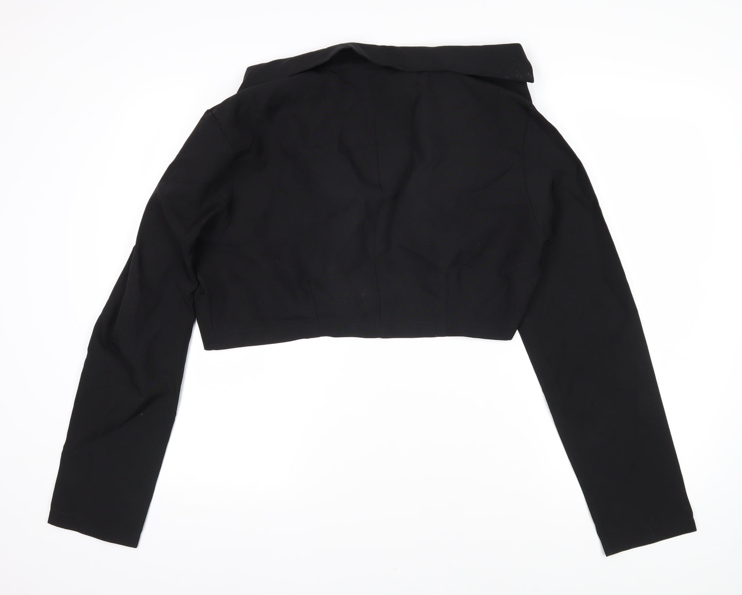 PRETTYLITTLETHING Womens Black Jacket Size 14