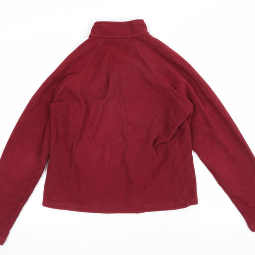 Marks and Spencer Womens Red Jacket Size 12 Zip