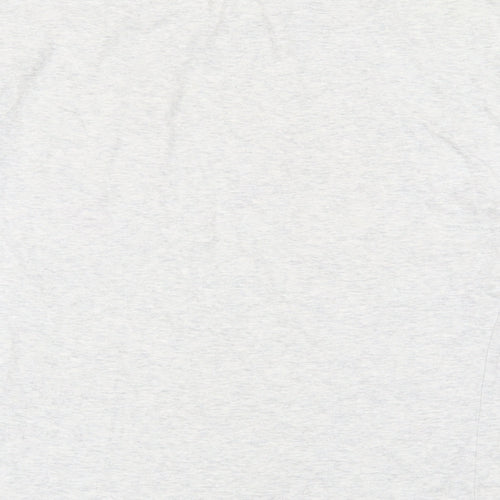NEXT Girls Grey 100% Cotton Basic T-Shirt Size 12 Years Round Neck Pullover - Bonjour