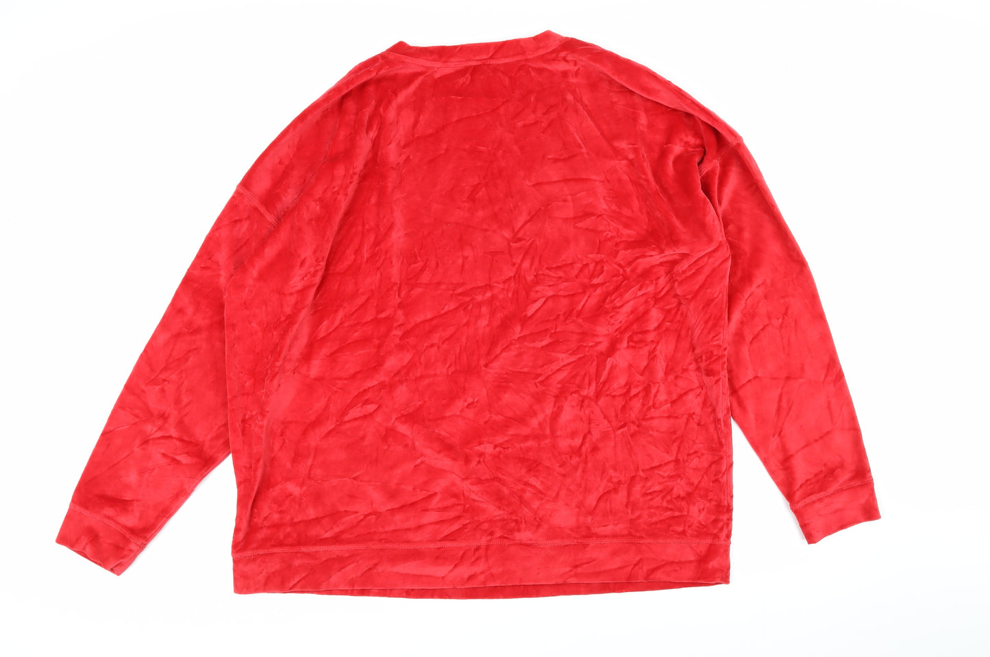 NEXT Womens Red Polyester Pullover Sweatshirt Size 20 Pullover