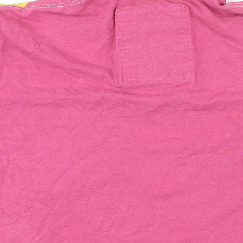 NEXT Mens Pink Colourblock 100% Cotton Polo Size XL Collared Button - Sand Ford 21