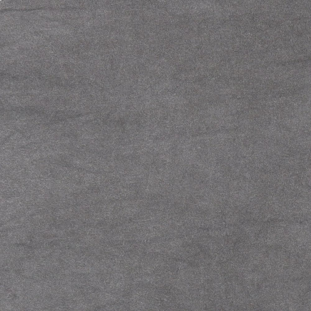 Boohoo Mens Grey Cotton T-Shirt Size M Round Neck - Lips