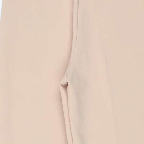 Zara Womens Blue Polyester Trousers Size S L24 in Regular Button - Belted