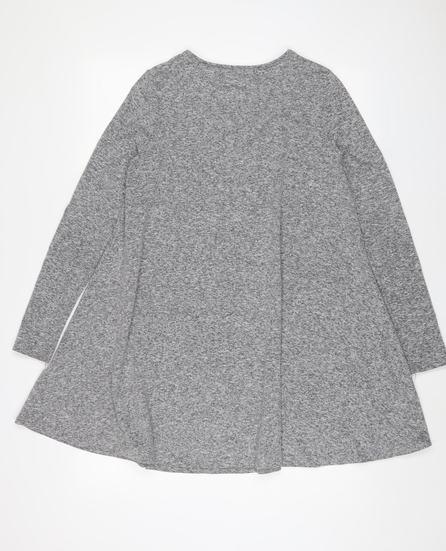 Glamorous Womens Grey Polyester A-Line Size S Crew Neck Pullover